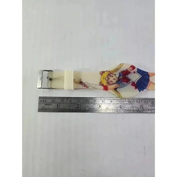 Rare Sailor Moon Accutime Watch SLM4001 Working New Battery 44mm - Picture 9 of 11
